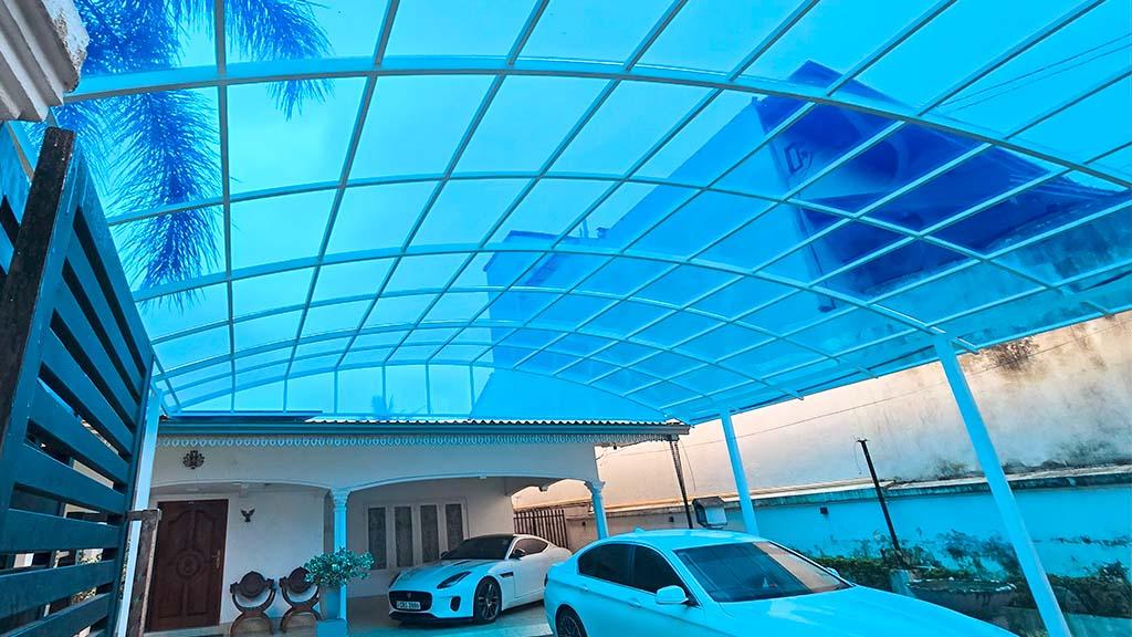 Car Porch Steel Framework